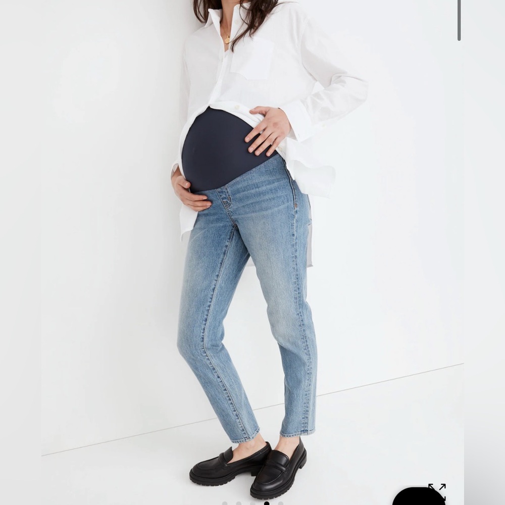 Madewell perfect vintage maternity jeans